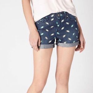 Pilcro & the Letterpress Printed Cuffed Shorts, 28 and 31